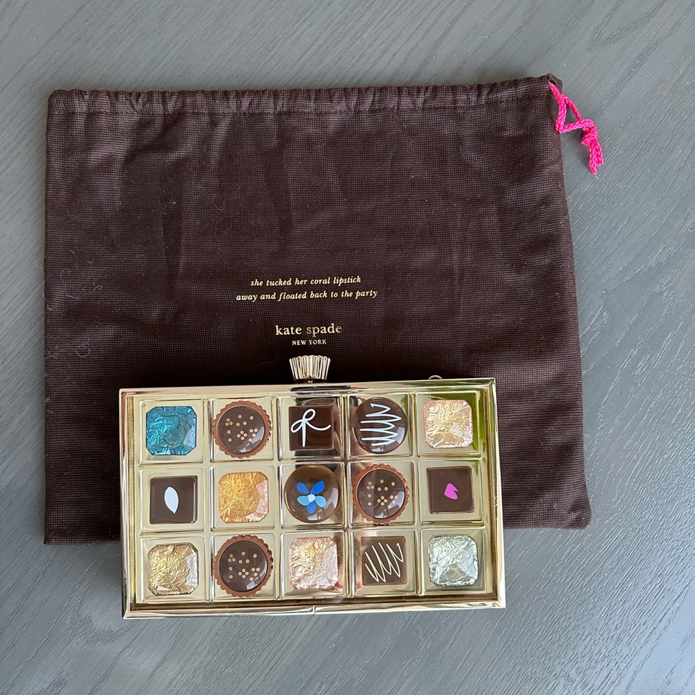 Kate Spade Chocolate Box Clutch